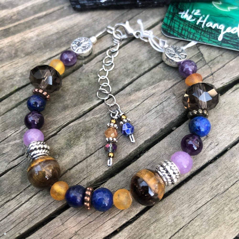 Diana Asteroid Goddess Gemstone Bracelet
